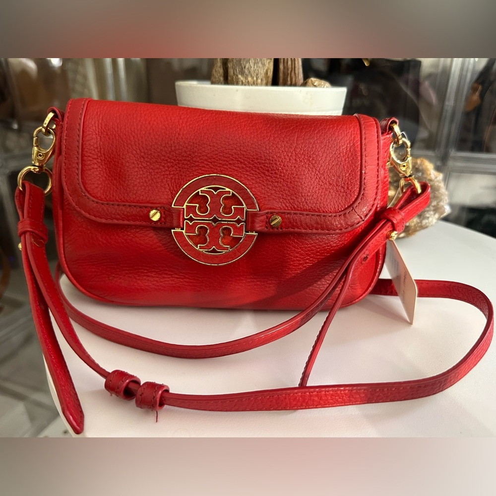 Tory Burch Vibrant Red Crossbody Bag